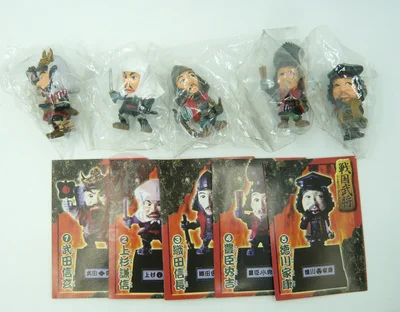 

pvc figure Japanese warring state generals 5pcs/set