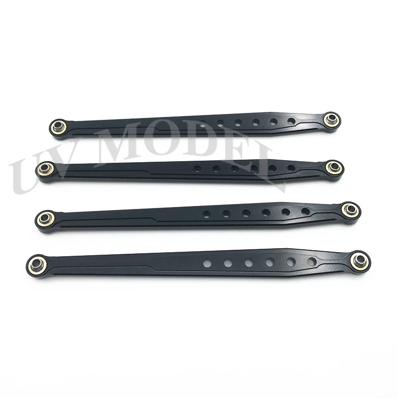 6 шт. RC звенья Алюминиевый нижний и верхний шасси набор звеньев для автомобиля
