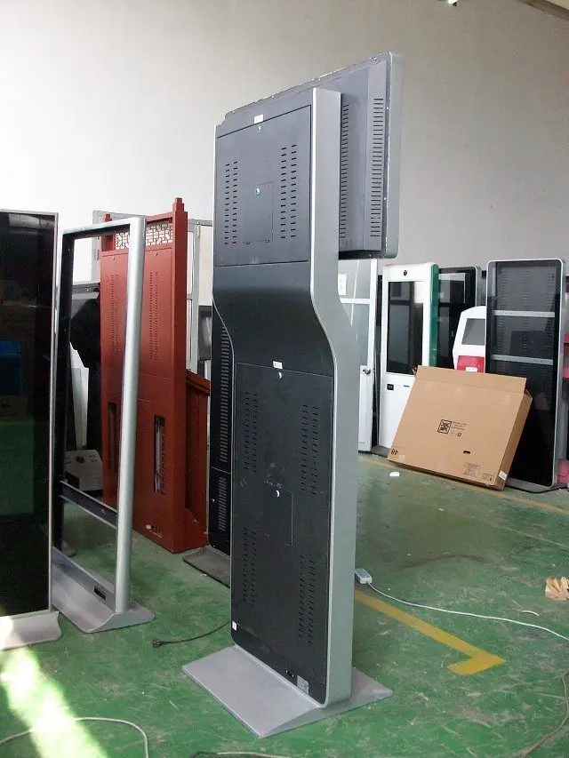 42/55 дюймовый аэропорт двойной экран ЖК дисплей Автономная цифровая вывеска (42