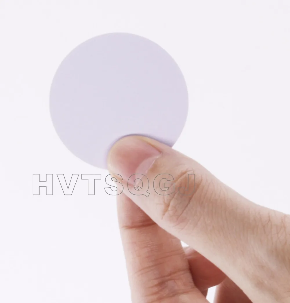 

100pcs 125KHZ hard pvc waterproof em4100 sticker coin tag