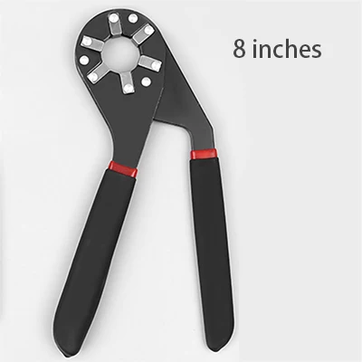 8 inches " 8" дюймовый шестигранный ключ с регулируемым крутящим моментом гаечный ключ зажимной инструмент универсальный гаечный ключ ремонт дома Черный Многофункциональный ручной инструмент - Цвет: 8 inches