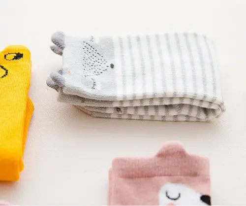 Новые милые детские мягкие чулки Pudcoco из хлопка с животными для новорожденных