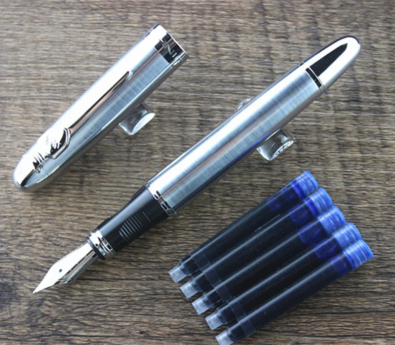 JINHAO X450 благородный 18KGP 0 5 мм перо с широким основанием перьевая ручка серый