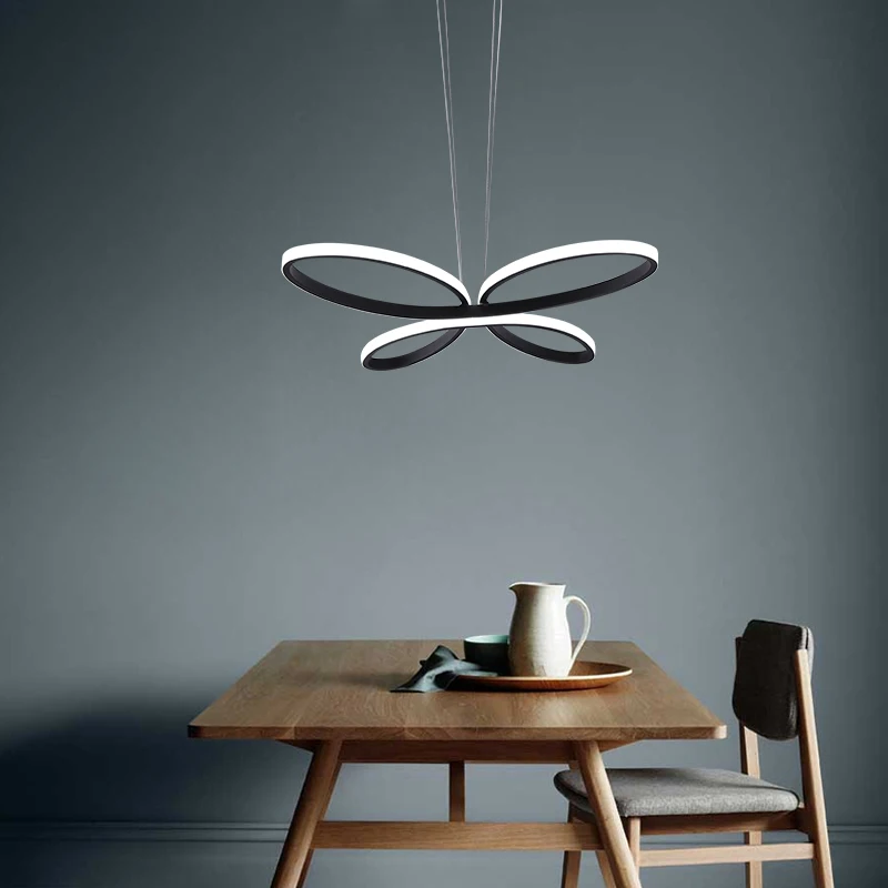 Современный минималистский окрашены подвесной светильник светодио дный 220 В