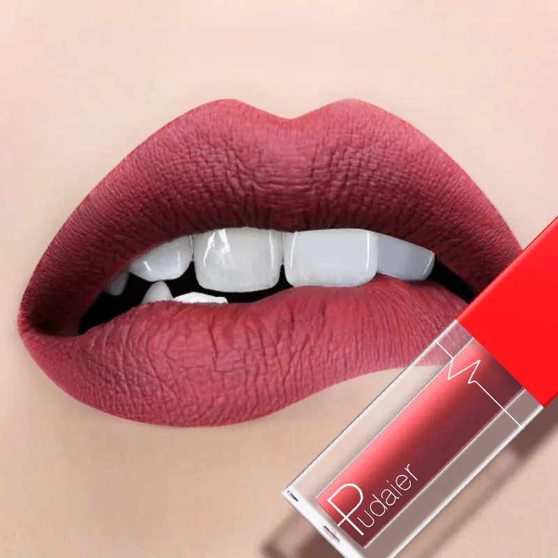 Матовый оттеночный блеск для губ глянцевый блеск Brillo de Labios помада нюдовая бархатная румяна Levres Liquide коврик сексуальная красота антипригарная чашка - Цвет: Color 18