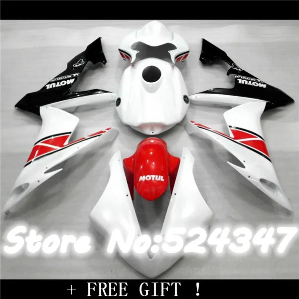 Красный Белый для YZF-R1 2004 2005 2006 YZF R1 S101284 YZF1000 YZFR1 Новый красный белый 04 05 06 1000 04-06