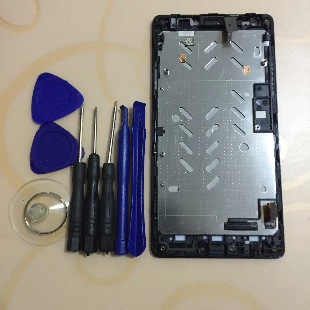 Дигитайзер сенсорного экрана для Huawei Ascend G700 сенсорное ЖК дисплей в сборе с рамкой