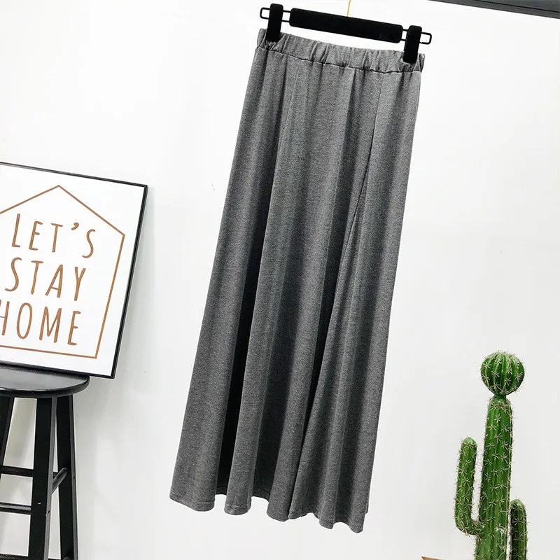 2020 Summer New Arrival Women Skirt Cotton Polyester Loose Slim Collage Stitch Solid Color Long Free Shipping | Женская одежда