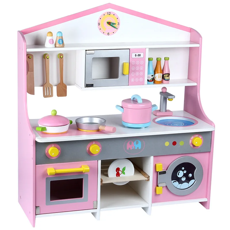 children's toys simulation kitchen set play imitate chef light Kitchen Sets Kindergarten Role Playing Baby COOK FUN game | Игрушки и