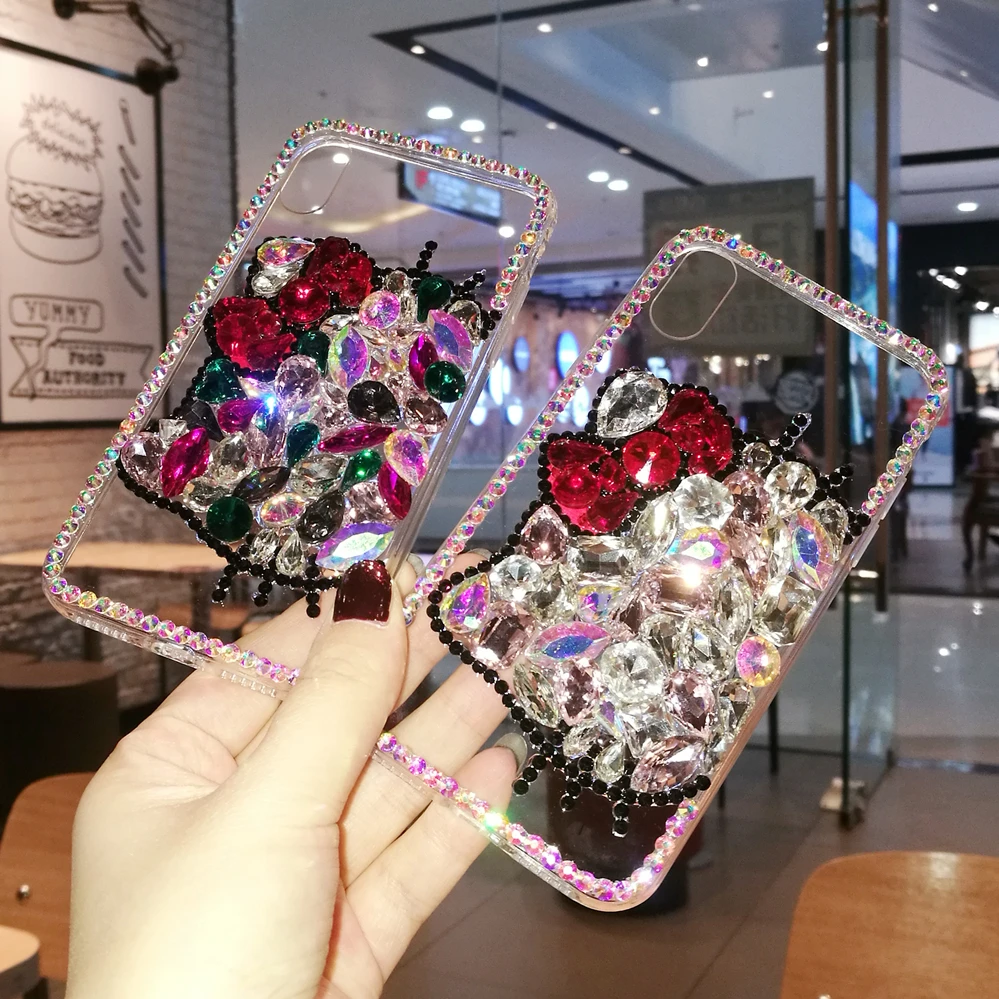 Блестящий жесткий пластиковый чехол для телефона со Cat Чехол samsung Galaxy J8 J6 J4 плюс J5