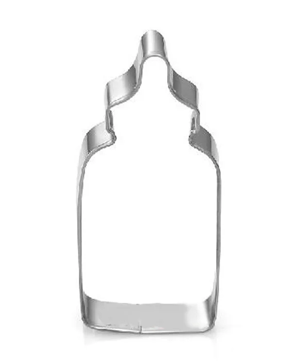 Fondant Cake Decoration Mold Cake Stencil With Cutter Baby Feeding Bottle Cookies Cutters Cake Decorating Biscuit Cutters A226