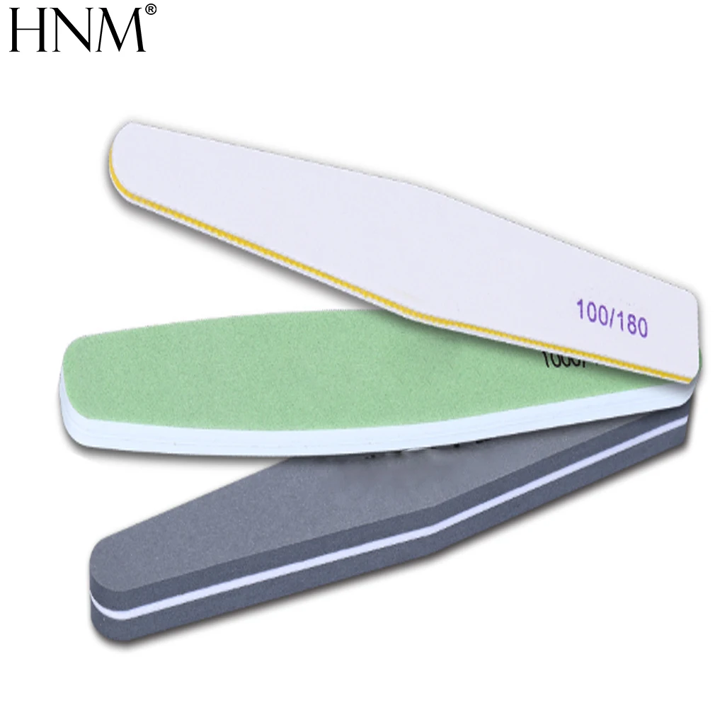 HNM 3 шт. набор пилочек для ногтей Crstal Пилочки Nail Supperlies профессионалов блок