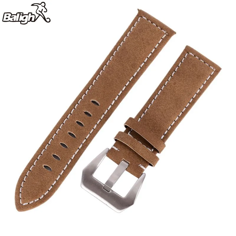 Ремешок Матовый для мужских и женских наручных часов кожаный сменный Браслет Т