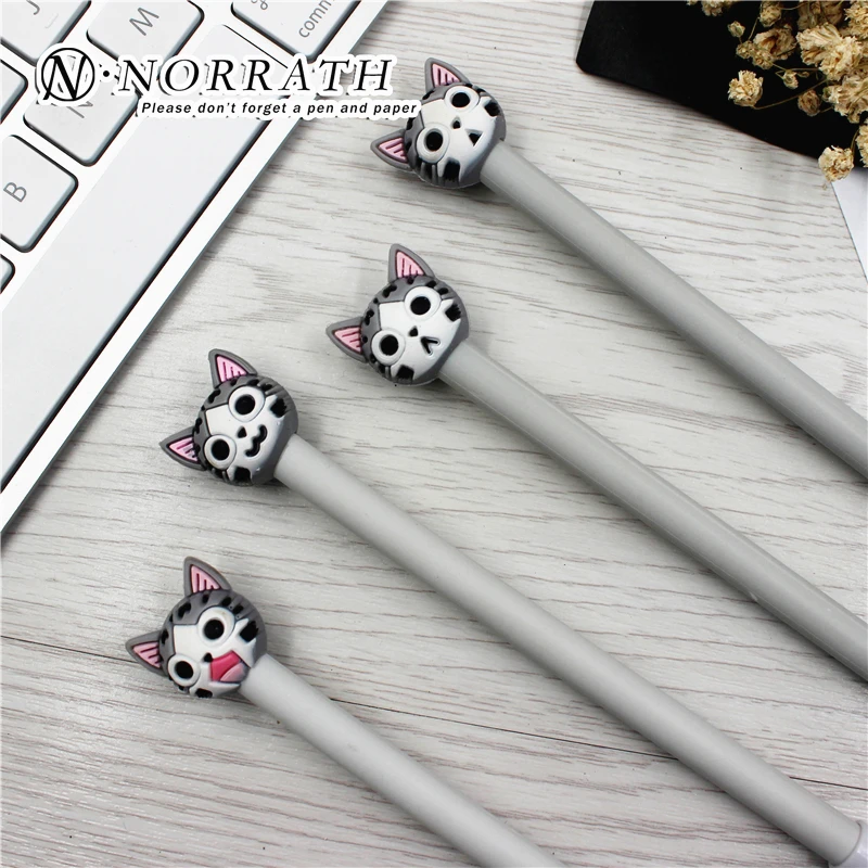 

Kawaii Stationery Cute Plastic Ink Gel Pen Cartoon Cat Pens For School Writing