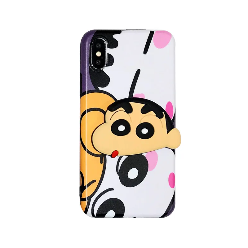 ORYKSZ мультфильм карандаш Shin-chan силиконовый мягкий чехол для телефона iPhone XS MAX XR X