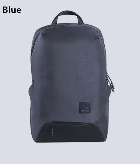 Оригинальная модная спортивная сумка Xiaomi 23L, тонкий рюкзак для путешествий из полиэстера, прочная водонепроницаемая уличная сумка для мужчин и женщин, для студентов - Цвет: Синий