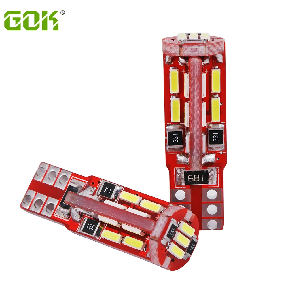 Новинка 2 x T10 led W5W 19smd 194 168 19LED 4014 SMD яркий автомобильный интерьерный Стайлинг Canbus