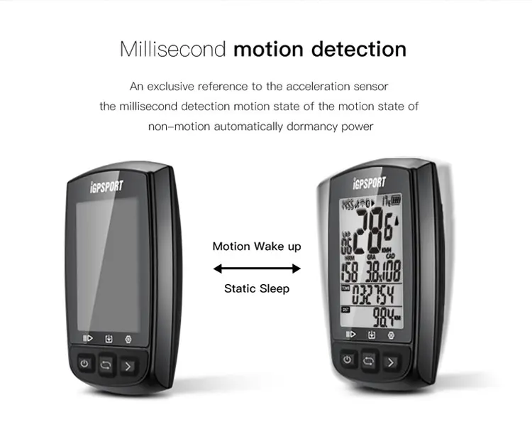 13 Fuctions в наличии движения Wak Up iGPSPORT iGS50E Велоспорт компьютеры ANT + Bluetooth 4 0 спидометр