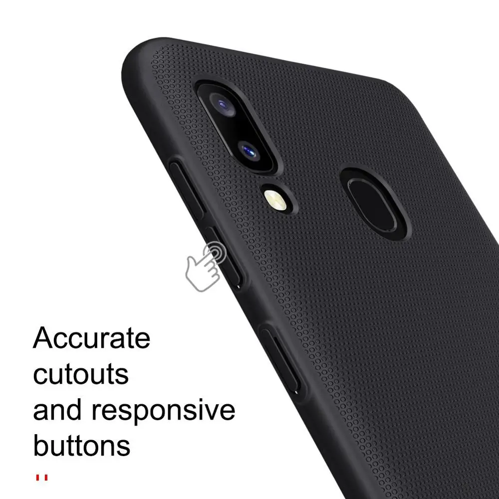 Чехол для Samsung Galaxy A20 прочный чехол Nillkin ударопрочный матовый мобильный телефон
