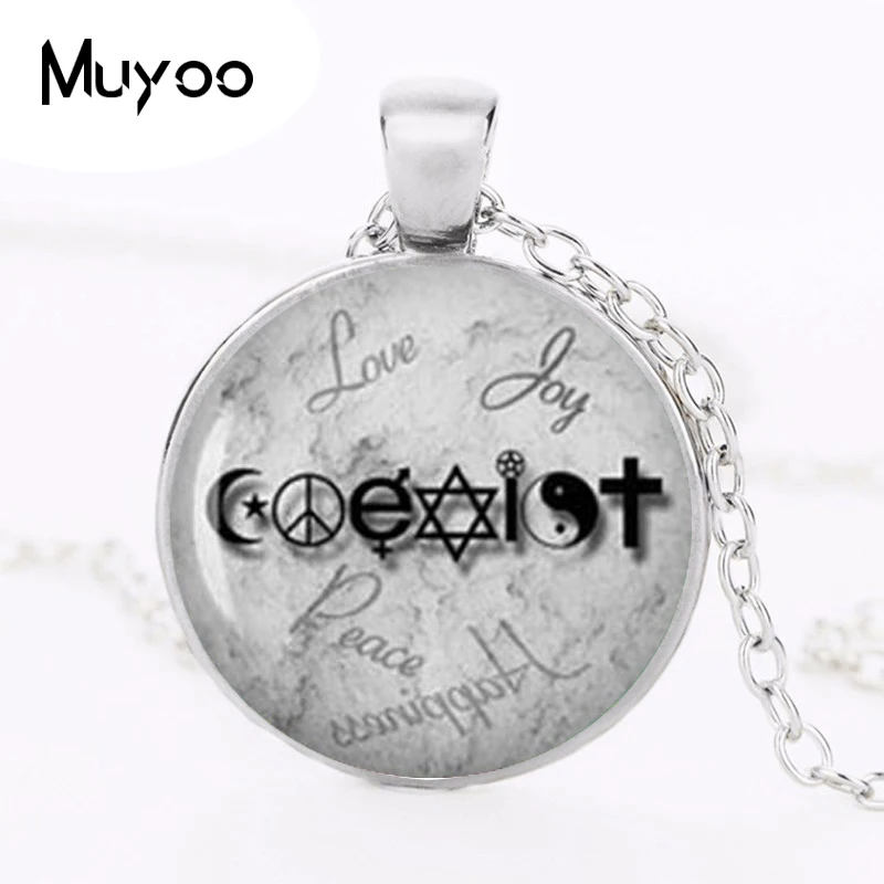 Wiccan косущественное ожерелье любовь искусственное стекло кулон HZ1 | Украшения и