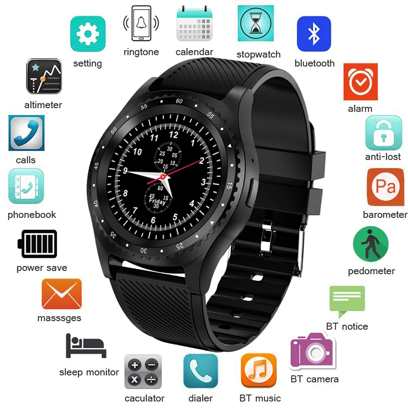 LIGE 2019 Новые мужские и женские умные часы Bluetooth сенсорный экран