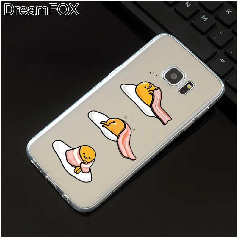 DREAMFOX M245 Мягкий силиконовый чехол из ТПУ для ленивых яиц Samsung Galaxy S5 S6 S7 S8 S9 S10 5G S10E Lite
