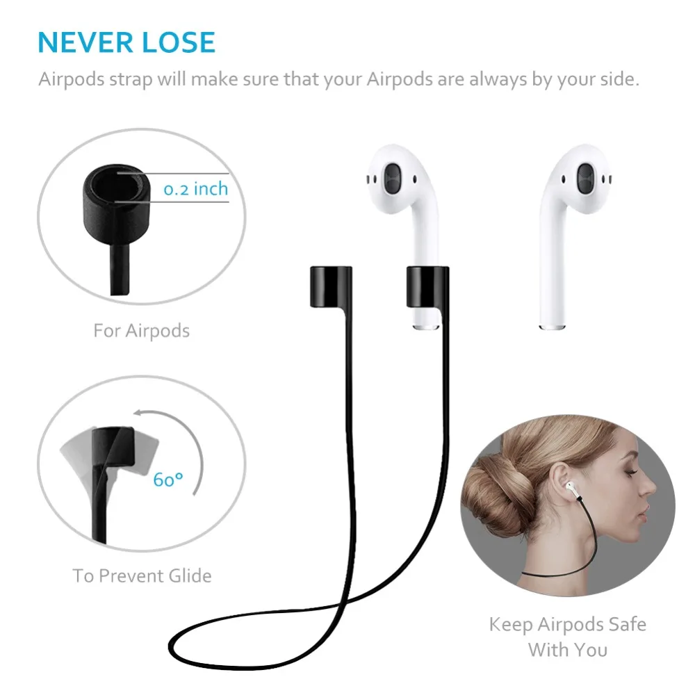 GIM натуральная кожа AirPods чехол Защитный 7 в 1 аксессуары набор с зажимом