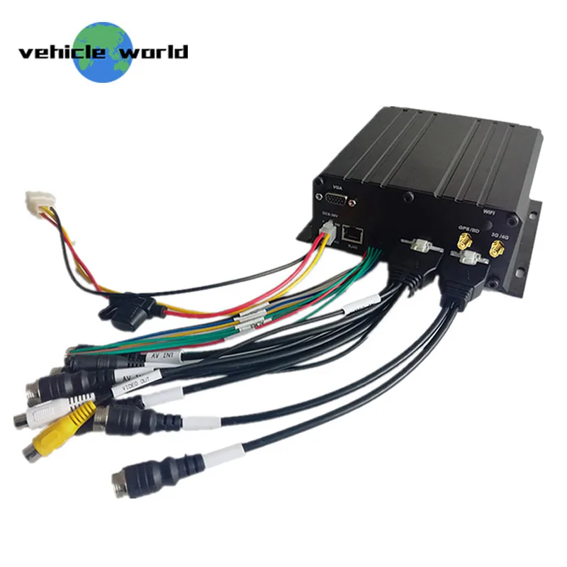 Грузовик плеер MDVR h.264 для автобуса Мобильный dvr gps 3g 4g Поддержка жесткого диска и sd