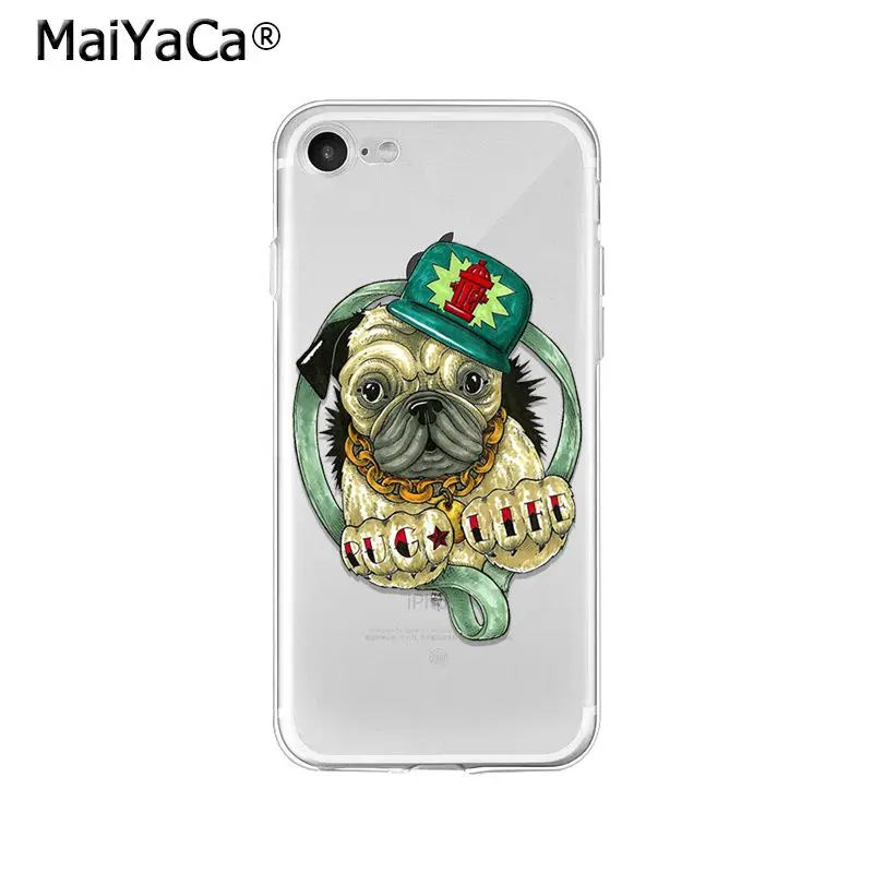 Мягкий чехол для телефона MaiYaCa Pet Dog puppy TPU высокого качества iPhone X XS MAX 6 6s 7 7plus 8 8Plus 5 5S