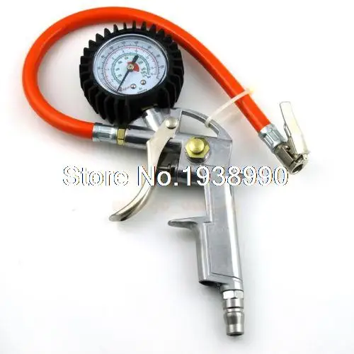 

Air Tire Tyre Inflating Inflator Tool Pressure Gauge for Car Truck Motorcycle