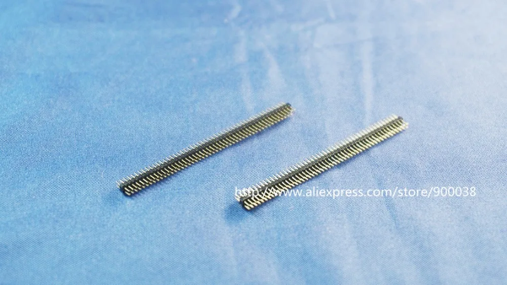 5 шт. 2x50 P 100 Pin 1 0 мм штыревой разъем типа папа Однорядный прямой PCB 180 DIP Через