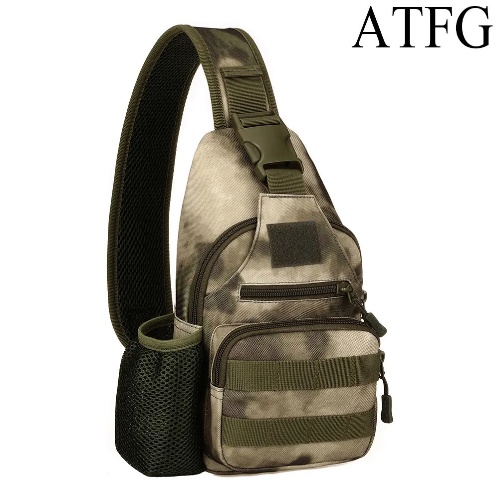 SINAIRSOFT USB нагрудная сумка на одно плечо рюкзак для кемпинга Военная тактическая спортивная сумка для отдыха на открытом воздухе походная армейская Mochlia Camo - Цвет: ATFG
