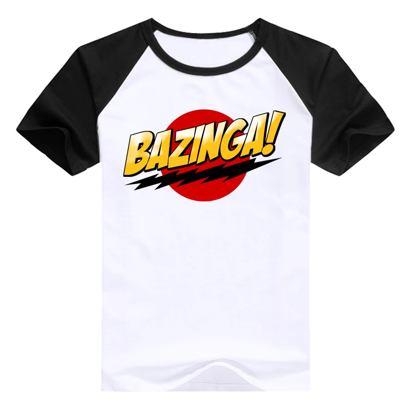 Женская хлопковая Футболка в стиле хип хоп Fahison Camiseta Bazinga повседневная