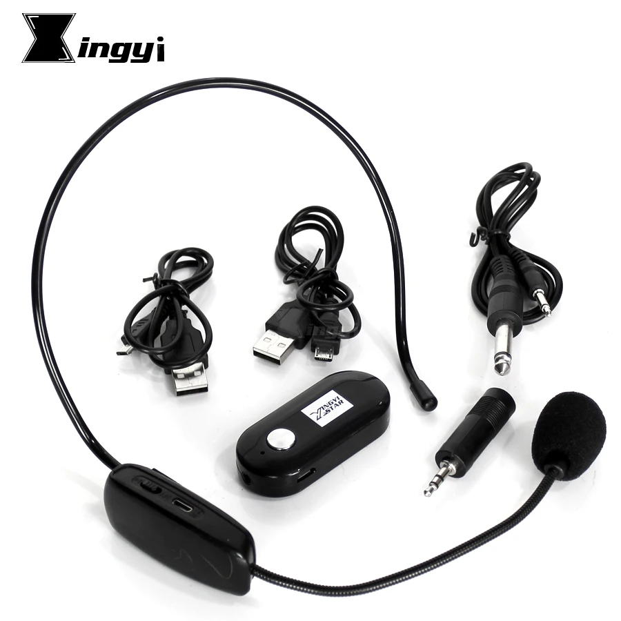Профессиональный мини микрофон гарнитура с 6 5 мм 3 Jack приемник для ПК Мегафон