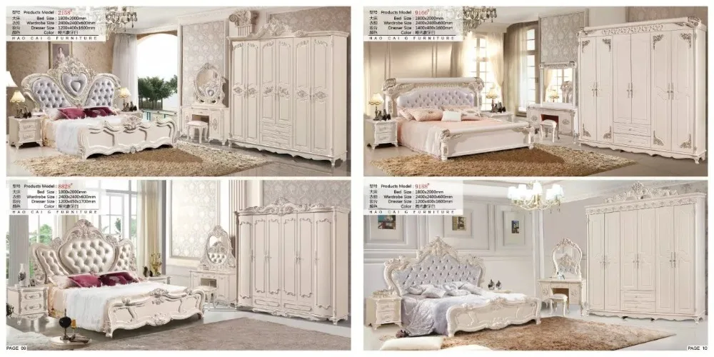 Деревянная кровать из твердой древесины в современном европейском стиле