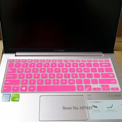 Rose Силиконовая клавиатура для ноутбука, защитный чехол для ASUS VivoBook S13 S330UN s330ua S330U s330 adol13 ADOL 13 13,3 дюймов - Цвет: Rose