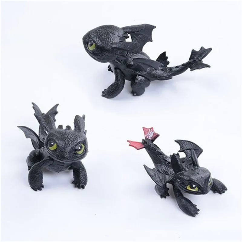 23 см аниме Как приручить Ur Dragon 2 Кукла Мягкая чучело Плюшевые игрушки Беззубик, ночная фурия рождественские подарки для детей