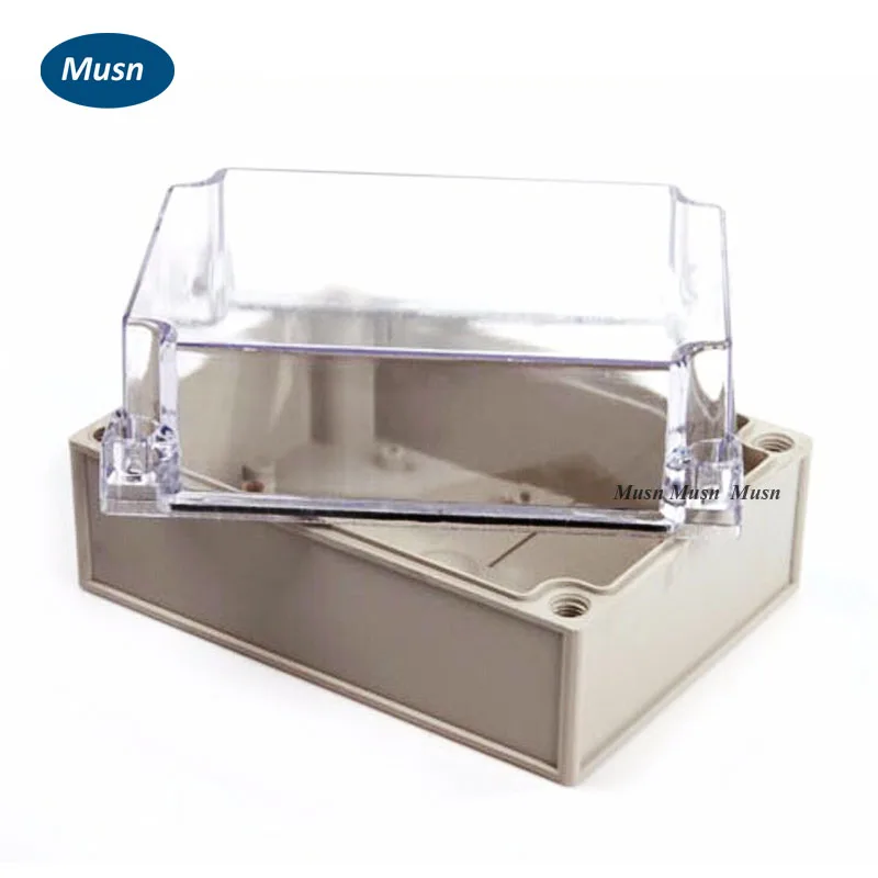 

Пластиковый корпус IP66 125*175*100 мм, проекционный ящик, прозрачная крышка из ПВХ, корпус из АБС-пластика, используемый с разъемом