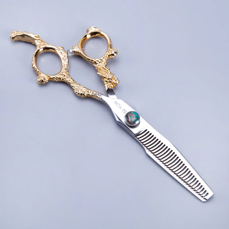 Профессиональные ножницы для филировки SI YUN 6 0 дюйма из нержавеющей стали