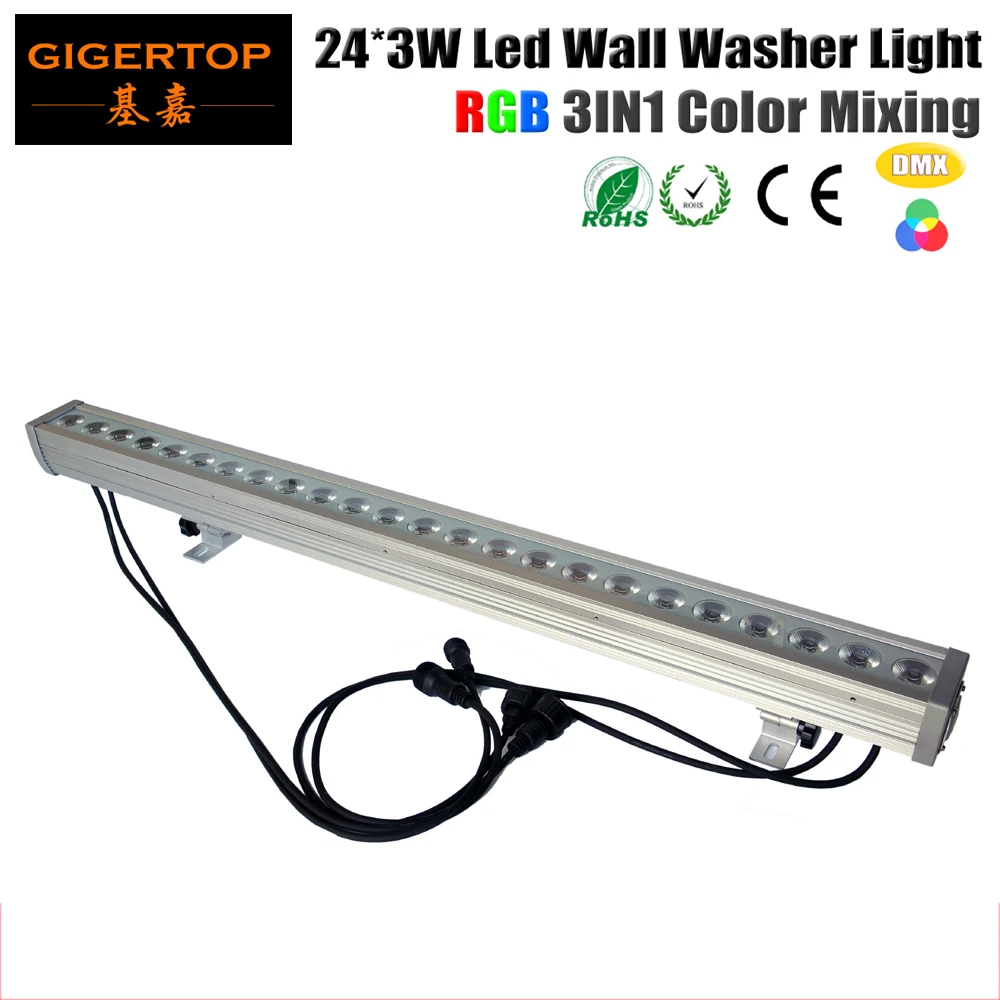 Светодиодная Водонепроницаемая настенная лампа дневного света 3 в 1 24x3 Вт|light force