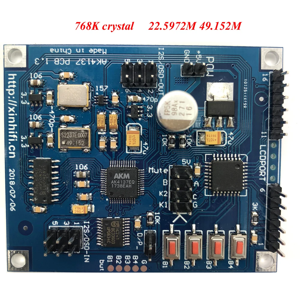 Lusya AK4137 ies/DSD плата преобразования частоты дискретизации поддерживает PCM/DSD обмен поддерживает DOP вход