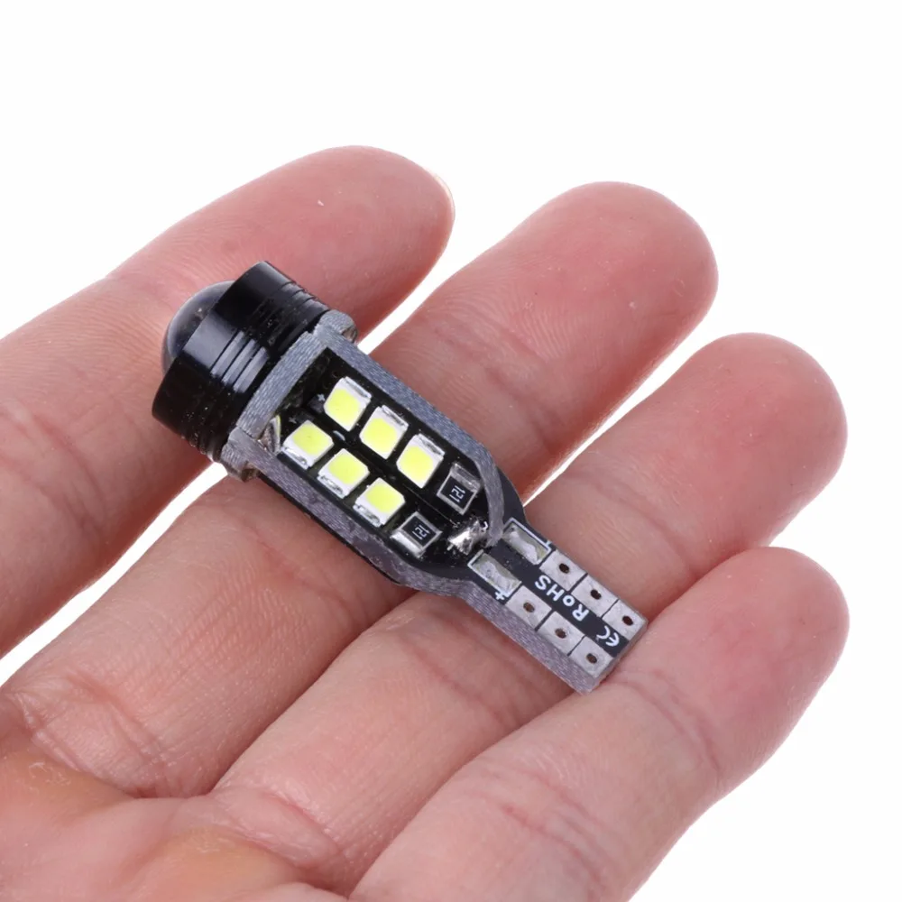 1 шт. Супер Белый светодиодный T15 921 2835 24-SMD W16W клиновидный резервный обратный свет