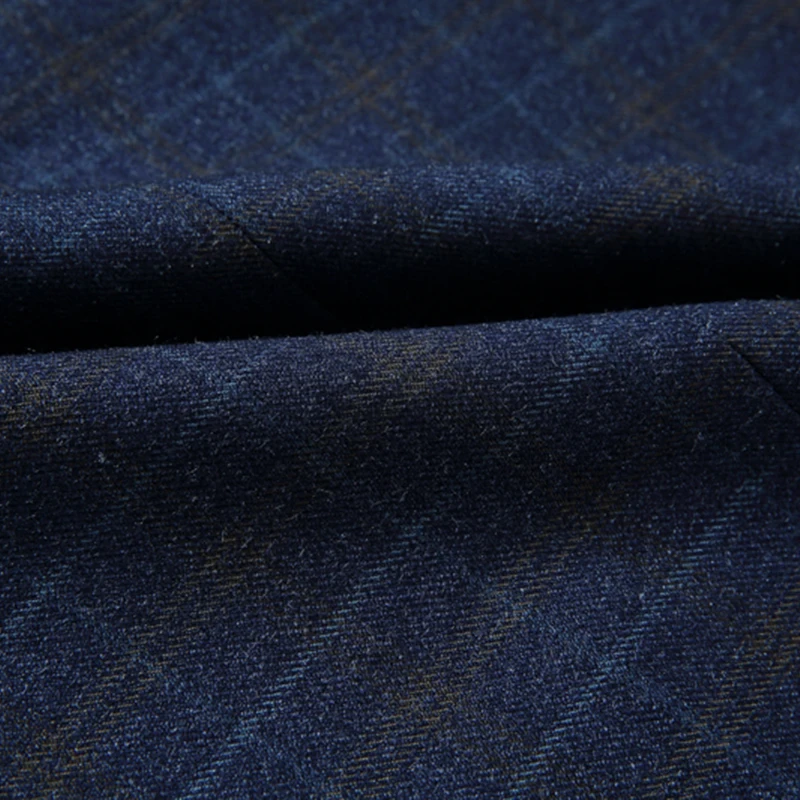 GUIXIANG 2017 осенние мужские костюмы повседневные Модные клетчатые