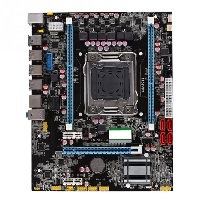 Intel X79 3.3c LGA 2011 материнская плата M блок питания ATX 32 ГБ 2 DDR3 1600 1333 МГц ECC REG Сервер USB 3 0