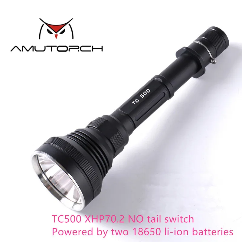 Амуфакел TC500 CREE XHP70.2 4000 люмен мощный светодиодный фонарик 18650 фонарик|torch 18650|18650