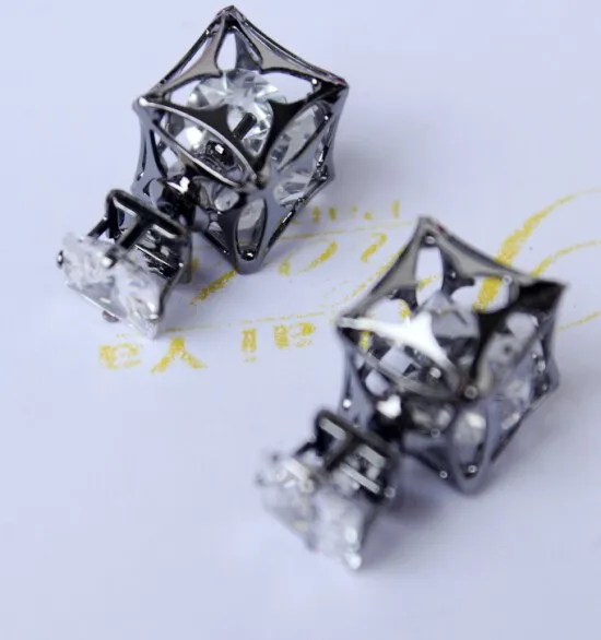 2019 новый дизайн модная брендовая бижутерия Двухсторонние серьги для женщин