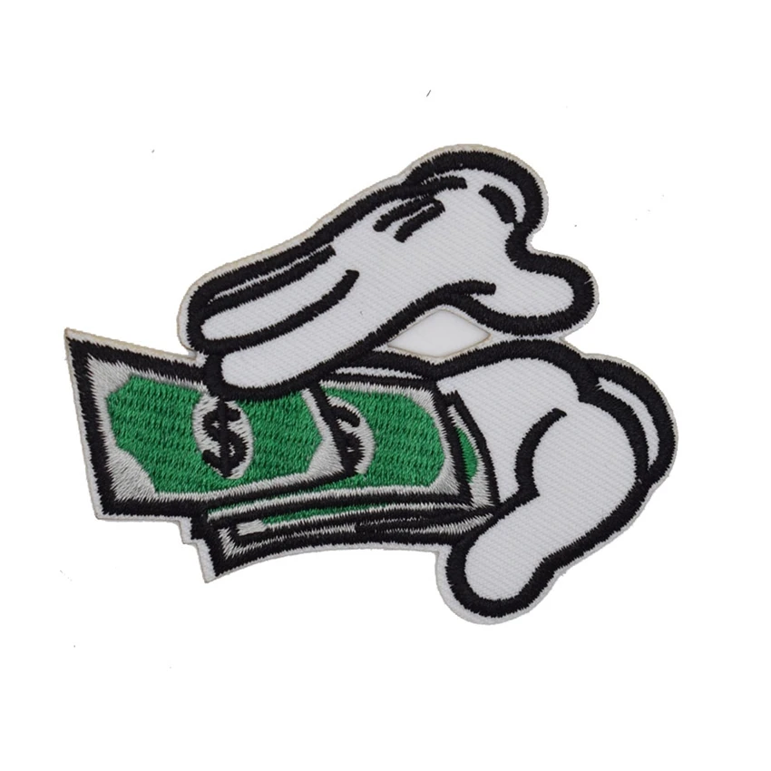 Нашивка с подсчетом денег крутая наклейка на одежду сумку куртку аксессуар