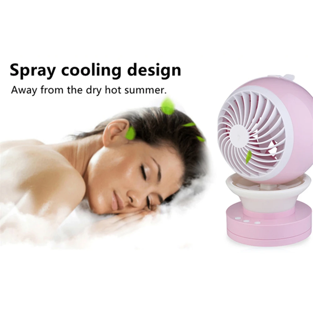 Увлажнитель воздуха с функциями ночник мини вентилятор зарядка от USB генератор