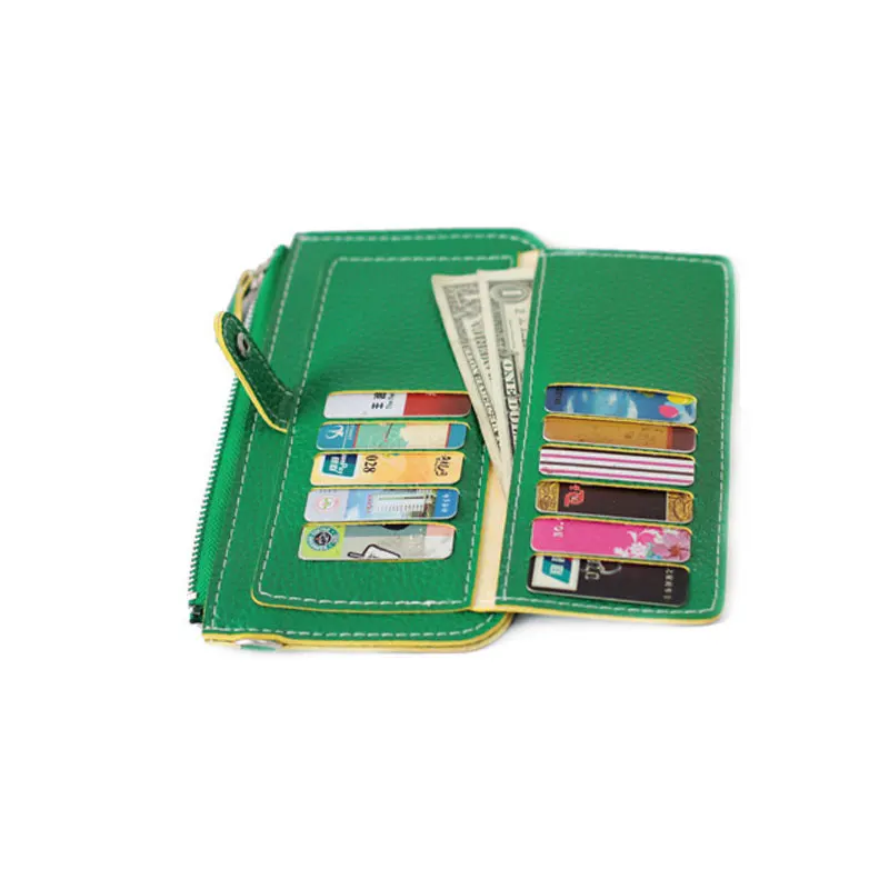 Новое поступление 2017 винтажный вместительный женский кошелек большая женская