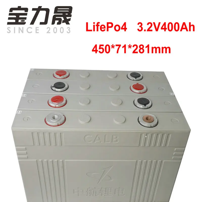 4 шт. 3 2 V 400Ah lifepo4 батарея не 300ah 12v400AH DIY для EV RV аккумулятор diy солнечный ЕС США налог